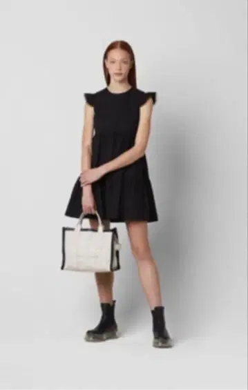 MARC JACOBS 더 토트 토트백 코튼 소재 스몰