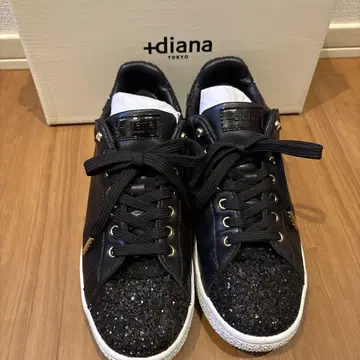 새상품급 diana 블랙 스니커즈 25cm