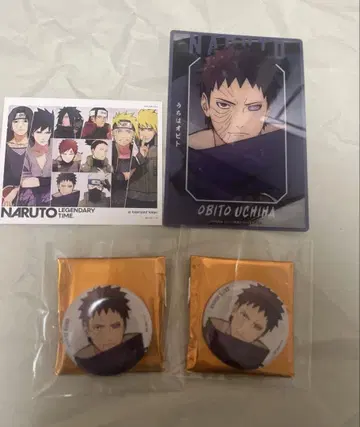 NARUTO 베이스 야드 도쿄 우치하 오비토 캔뱃지 클리어 아트 비주얼