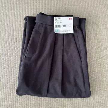 UNIQLO : C 감동 턱 와이드 팬츠 S