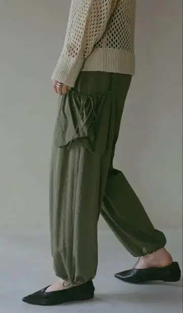 MANOF MILITARY SATIN PANTS 밀리터리 새틴 팬츠 M