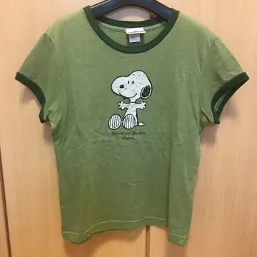 00s USJ 유니버셜 빈티지 스누피 티셔츠 구제 의류 SNOOPY