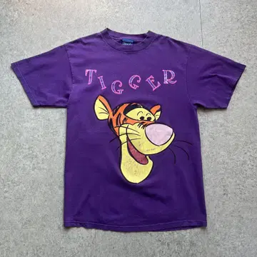 00s Disney 디즈니 티거 단독 프린트 티셔츠 USA