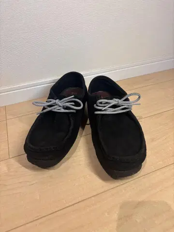 CLARK'S ORIGINALS 블랙 스웨이드 신발