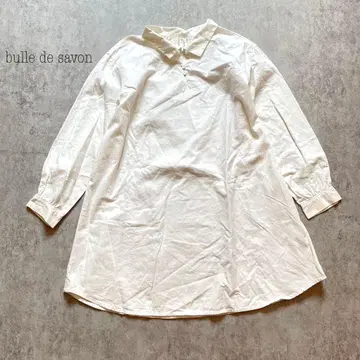 뷔르데사봉 bulle de savon 코튼 셔츠 튜닉 오프