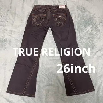 TRUE RELIGION 로우라이즈 플레어 미국제 부츠컷