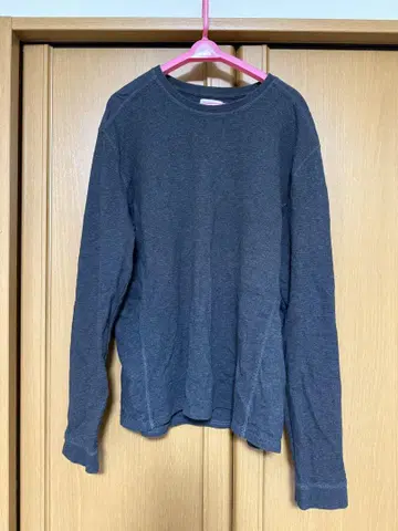 Calvin Klein Jeans 다크 그레이 긴팔 티셔츠
