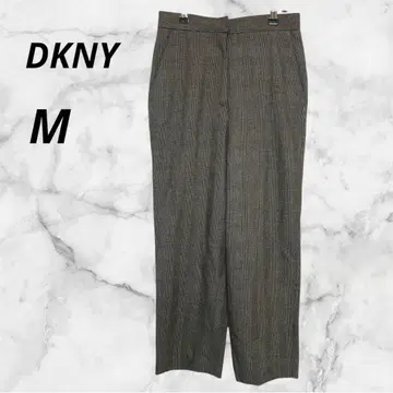 다나 캐란 뉴욕 DKNY 새상품급 센터 프레스 팬츠 [M] 울 100