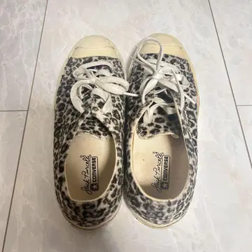 Jack Purcell 레오파드 무늬 스니커즈 converse