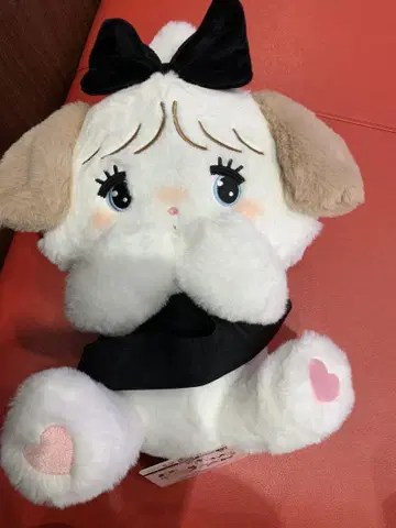 mikko BLACK RIBBON BIG 봉제인형 수플레