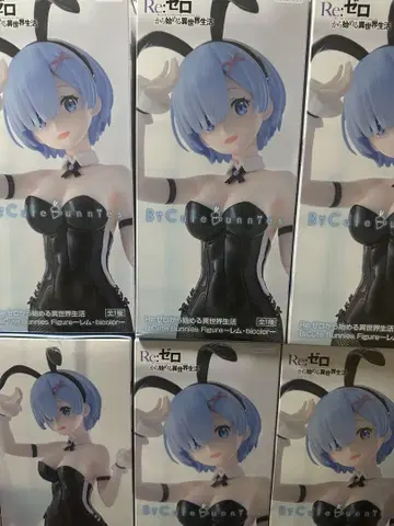 리제로 Bicute Bunnies Figure 렘 피규어 6개