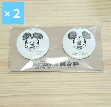Mickey & Friends x King & Prince 캔뱃지 세트
