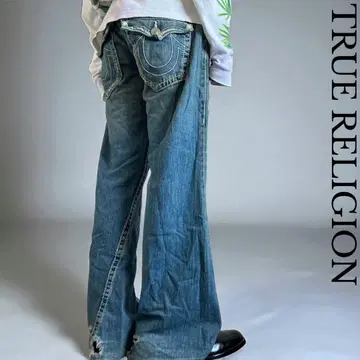 USA 00s TRUE RELIGION 플레어 데님 Y2K