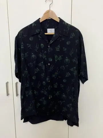 URU 우루 SHORT SLEEVE SHIRTS 셔츠 네이비 L
