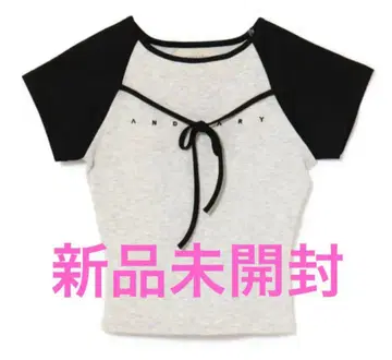andmary Alma 리본 탑 gray