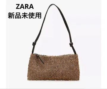 ZARA 자라 비즈 숄더백 미사용 새 상품, 택 포함