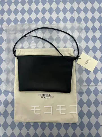 NOTHING WRITTEN 블랙 숄더백 L 사이즈