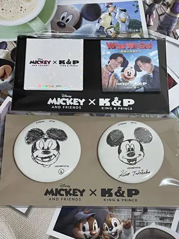 Mickey & Friends x King & Prince 캔뱃지 시부야