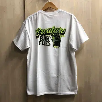 CREATURE 크리쳐 티셔츠 화이트 XL 스케이트 워크 US 모델