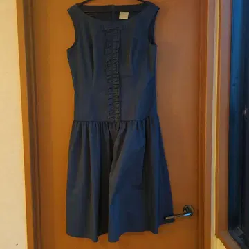 르네 네이비 프릴 원피스 S size