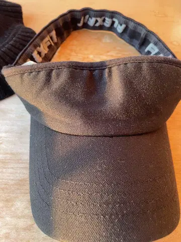 FLEXFIT 선바이저 M-XL 블랙, 보드 제조사 니트