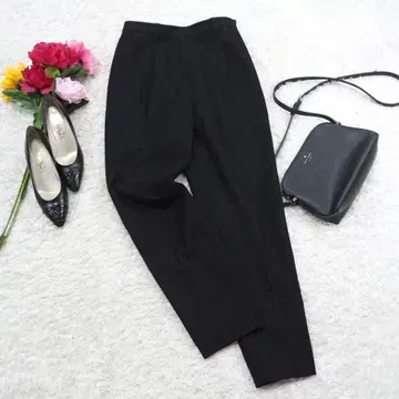G7431*요시에 이나바 트라우저 팬츠 슬랙스 네이비