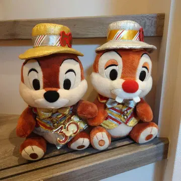 Disney 디즈니 칩과 데일 30주년 봉제 인형 미사용