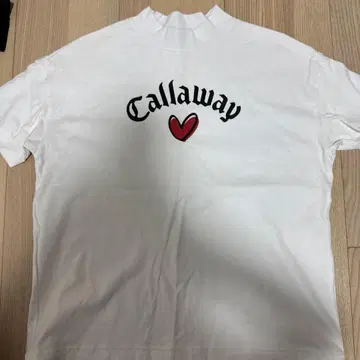 Callaway 하트 로고 하이넥 셔츠