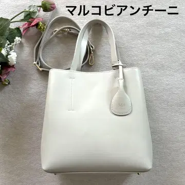 마르코 비안치니 숄더백 핸드백 2WAY 밝은 그레이지