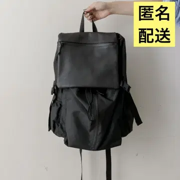 BURLAP OUTFITTER x ear 발수 가죽 콤비 라이트 백팩
