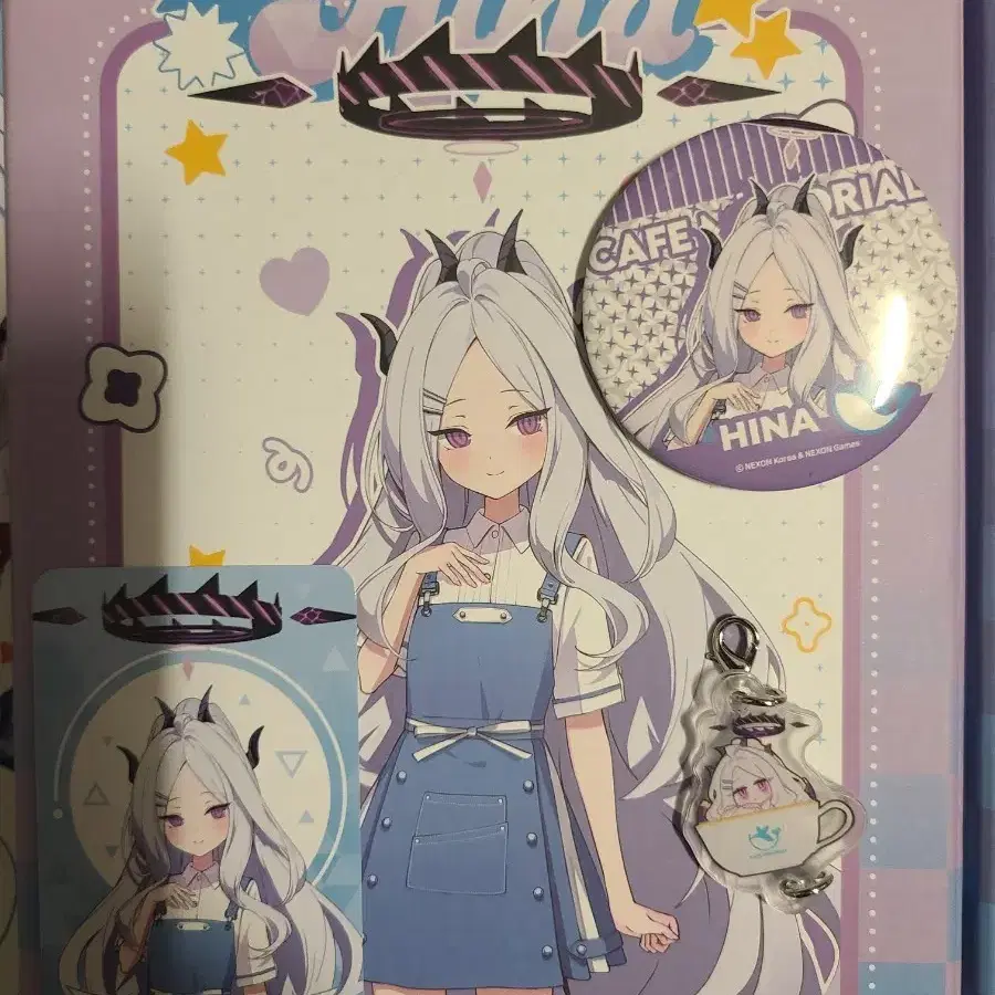 Blue Archive Cafe Memorial Hina Set #블루아카이브히나,#카페
