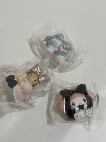 산리오 캐릭터즈 발레 리본 피규어 3종류