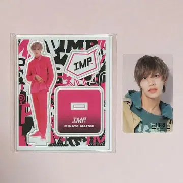 IMP. 아크릴 스탠드 클리어 카드 마츠이 미나토