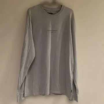 AFENDS THREADS 라이트 그레이 긴팔 T셔츠 구제 의류