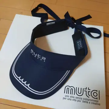 무타 마린 골프 네이비 바이저 조정 가능 여성용