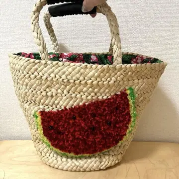 완판템 ear PAPILLONNER 캐릭터 바스켓백 수박
