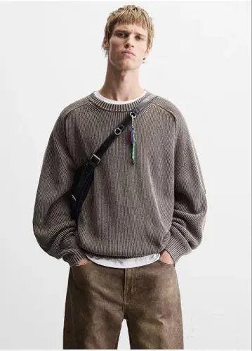 ZARA 그라데이션 텍스처 스웨터
