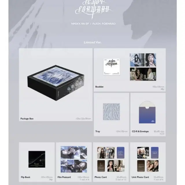 엔믹스 앨범 미니4집 Fe3O4 FORWARD Limited Ver