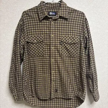 FIRST DOWN 체크 플란넬 셔츠 L 사이즈