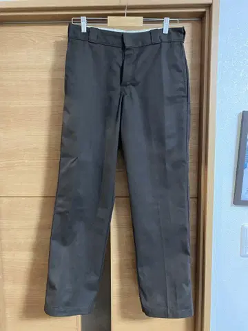 Dickies 워크 팬츠 브라운