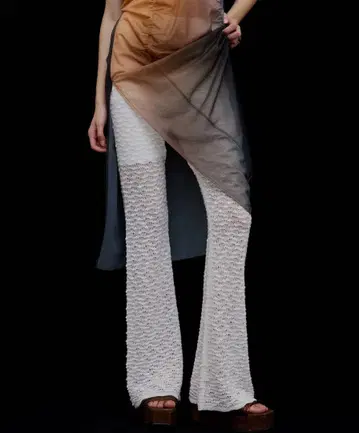 SPANGLES LEGGINGS KNIT PANTS