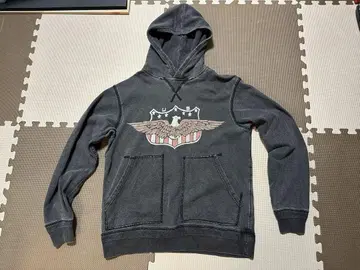 Schott 샷/INDIGO HOODED SWEAT US EAGLE