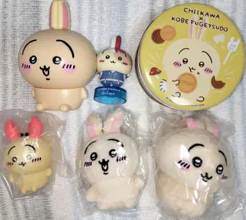 치이카와 토끼 앉은 자세 마스코트 외