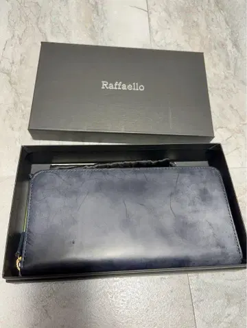 [미사용품] Raffaello 남성용 장지갑 가죽 지갑