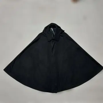 블랙 케이프 스타일 자켓