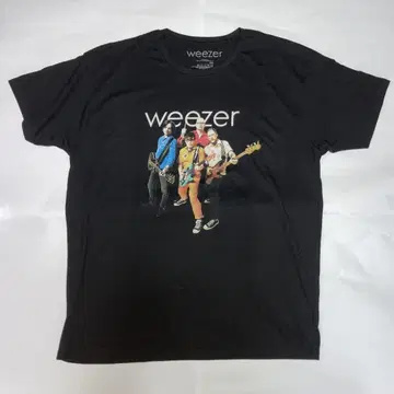 weezer 밴드 티셔츠 블랙