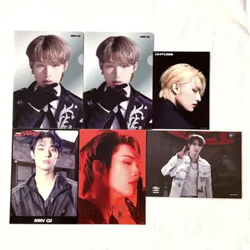 ATEEZ 아치즈 민기 플라이어 클리어 파일 브로마이드