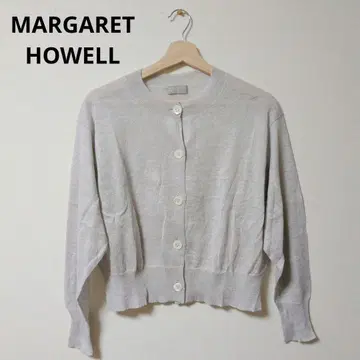새상품급 MARGARET HOWELL 그레이 긴팔 가디건 [S 사이즈]