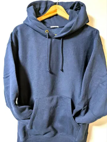 네이비 후드 부착 후드티 XL