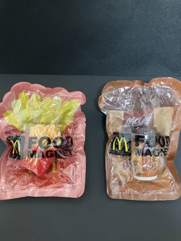 맥도날드 후라이드 포테이토 & 드링크 피규어 마그넷 세트
